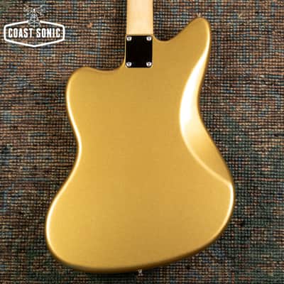 2025 Fender FSR Traditional 60s Jazzmaster Made in Japan - Mystic Aztec Gold Matching Headstock image 3