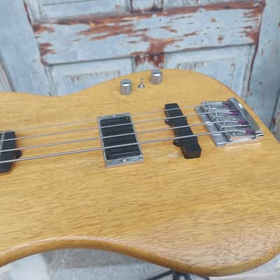 1985 Hoyer Bonfire Bass PJ Korina Body EMGs Hipshot image 9