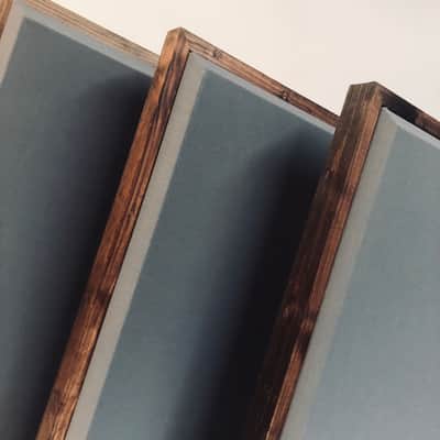 Custom Framed Acoustic Panels (SET OF 4) 4ft x 2ft x 2.5in image 2