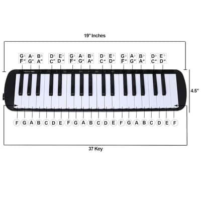 Fever Melodica, Black (M37-Bk) image 3