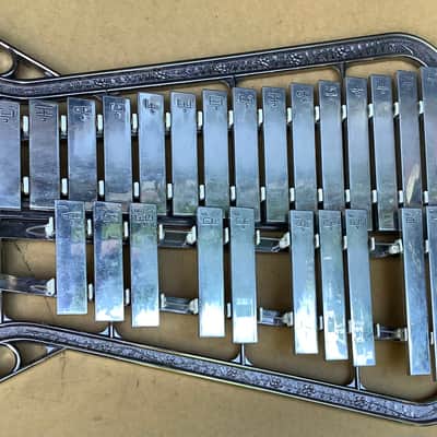 Sandner Lyra metal xylophone glockenspiel Bells LYRA Sandner made in Germany image 7