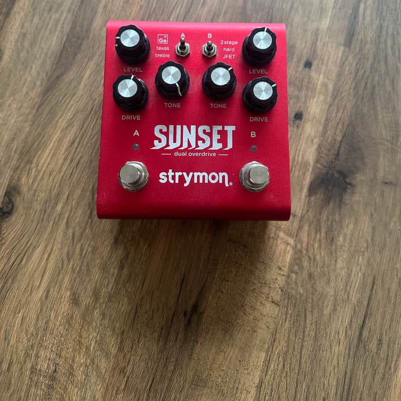2017 – Present Strymon Sunset Dual Overdrive Red