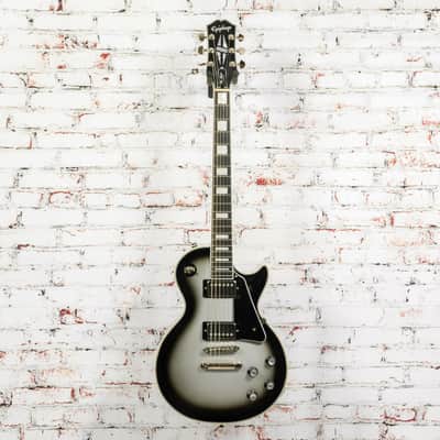 Epiphone - 2021 Les Paul Custom Electric Guitar - Silverburst w/Bareknuckle Mule Pickups - w/Bag USED image 10
