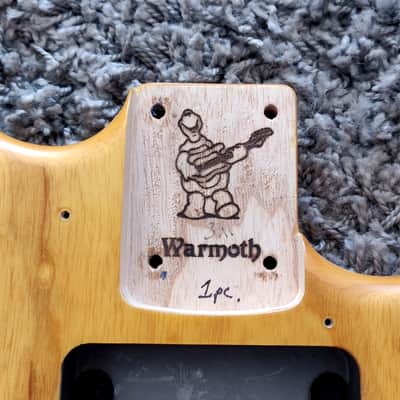 Warmoth 1-piece lightweight solid Swamp-Ash Stratocaster Body image 4