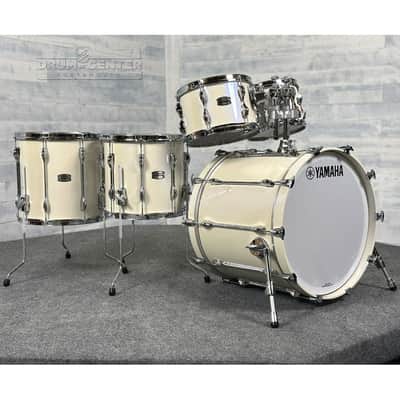Yamaha Recording Custom 5pc Drum Set 22/10/12/14/16 Polar White image 1