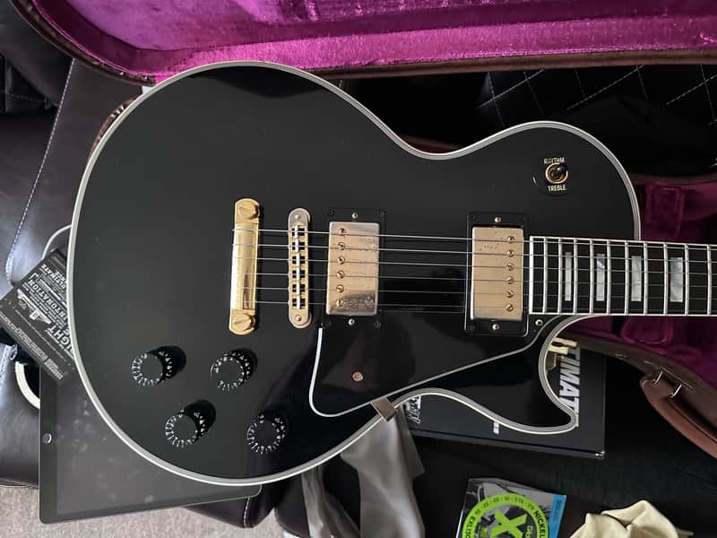 2016 or 2006 Gibson Les Paul Custom Shop with Gold Hardware 2012 - 2018 - Ebony image 1