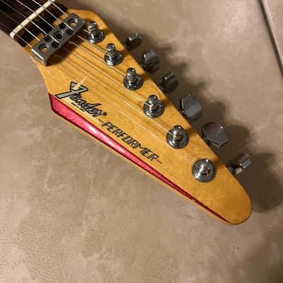 Fender Performer Standard 1987 MIJ - Candy Apple Red Refin image 3