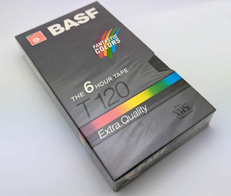 BASF T120 6-Hour VHS Tape Extra Quality VHS Video Tape - Brand New - Factory Sealed image 1