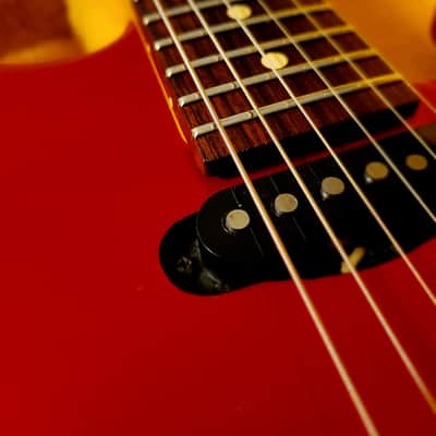 1984 San Dimas Charvel Red 1 owner Kahler HSS former V trem WOW image 6