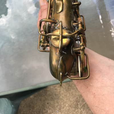SUMMER DEAL MARTIN 1921 CURVED SOPRANO SAXOPHONE WITH ORIGINAL CASE SAX BUILT LIKE A TANK NEEDS OVERHAUL MECHNICALLY SOUND A CLASSICVINTAGE SOPRANO image 23