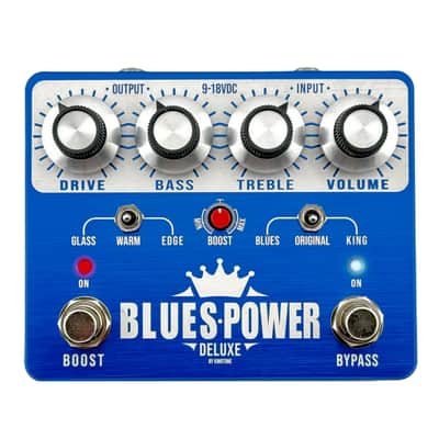 KingTone Blues Power Deluxe in Blue, BRAND NEW IN BOX WITH WARRANTY! FREE SHIPPING IN THE U.S.! king tone guitar
