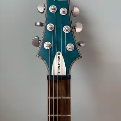 Schecter C-1 Platinum w/ Rosewood Fretboard - See-Thru Midnight Blue image 5