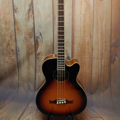 Fender FA-450CE 4-String Maple / Mahogany Acoustic Bass with Laurel Fretboard 2019 - 3-Tone Sunburst image 1