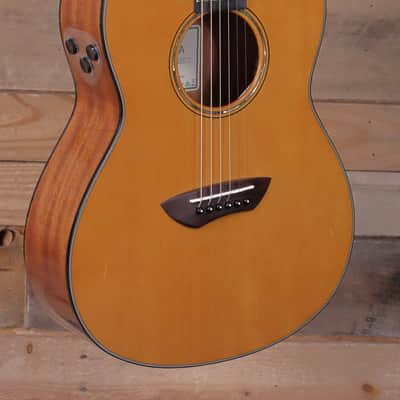 Yamaha CSF-TA TransAcoustic Vintage Natural Acoustic/Electric Guitar w/ Gigbag image 2