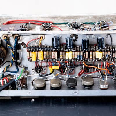 1964 Vox AC50/4 Mk II Big Box Tube Amp Head & Foundation 1x18 Speaker Cabinet, JMI image 12