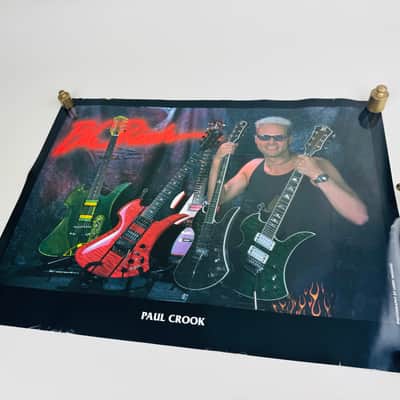 B.C. Rich Paul Crook Promotional Poster circa 1999