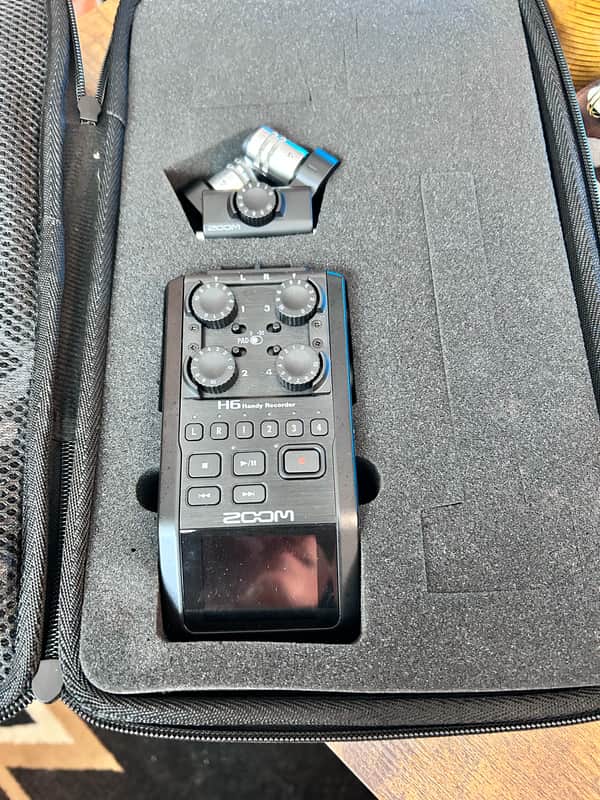 Zoom H6 Handy Audio Recorder 2020 - Present - All Black image 1