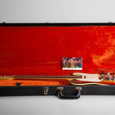 Fender Telecaster Custom with Bigsby Solid Body Electric Guitar (1968), ser. #219957, original black tolex hard shell case. image 10