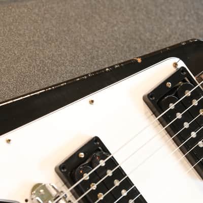 Unplayed! 2022 Gibson Custom Shop Artist Kirk Hammett 1979 Flying V Electric Guitar Murphy Aged Ebony + COA OHSC image 3