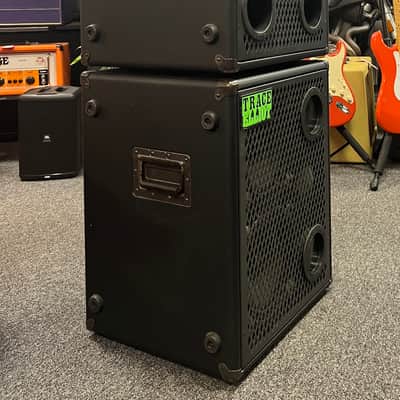Trace Elliot AH2007S Amp Head-2103X 210 Speaker Cab-1153T 115 Speaker Cab SMX Dual Compressor Complete Vintage Stack 1996 - Black image 6