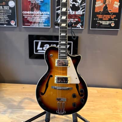 Johnson Delta Rose Hollowbody Sunburst 2020’s - Glossy Sunburst image 1