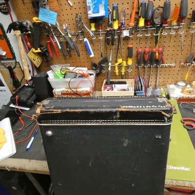 Rickenbacker 4001 Case Early 1970s - Blue Lined - Black Tolex - CASE ONLY image 12