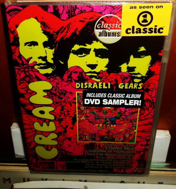 cream disraeli gears sealed new dvd - eric clapton jack bruce ginger baker hard rock blues power image 1