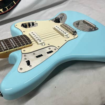 Squier FSR Classic Vibe '70s Jaguar Electric Guitar - Daphne Blue image 20
