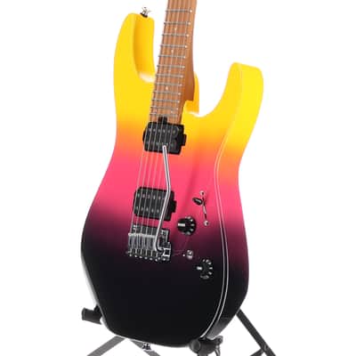 Charvel Pro-Mod DK24 HH 2PT CM, Caramelized Maple Fingerboard, Malibu Sunset, Stage Ready (SR) (00433) image 4