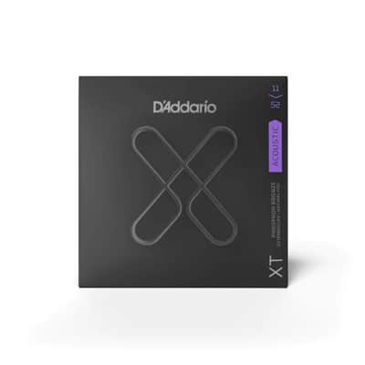 D'Addario XTAPB1152 Phosphor Bronze Acoustic Guitar Strings, Custom Light, 11-52 image 1