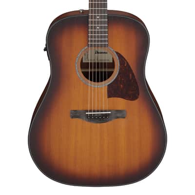 Used Ibanez AAD54E Acoustic-Electric Guitar - Open Pore Mahogany Sunburst image 1