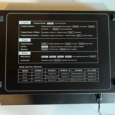 Elation Stage Setter 8 Channel Dimmer - Stage Lighting DMX Controller Rack Used image 8