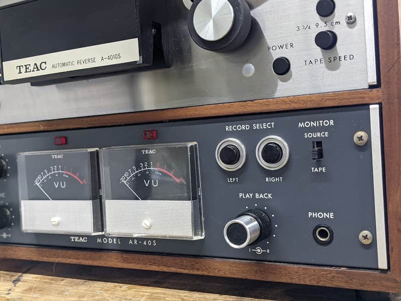 TEAC A-4010S/AR-40S Stereo Reel to Reel Tape Deck | Reverb