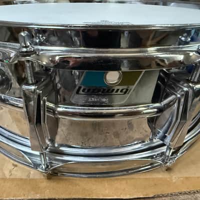 Ludwig 5x14 Supraphonic Snare Drum 1970s - Chrome image 1