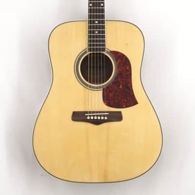 Aria AW-50 Dreadnought Acoustic (Natural Gloss) + Hard Case image 2