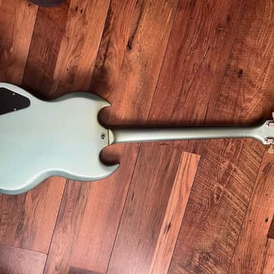 1964 Gibson SG Standard with Maestro Vibrola Pelham Blue image 12