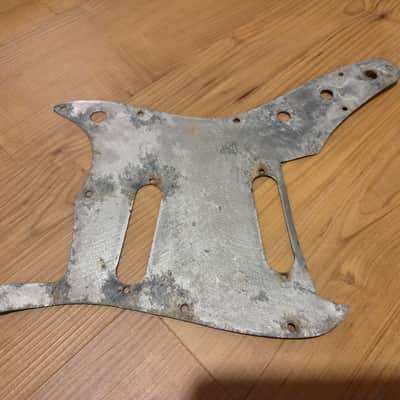 Vintage 1960's Fender Duo-Sonic Electric Guitar Aluminum Pickguard Shield! Rare, Original Pre-CBS Part! image 2