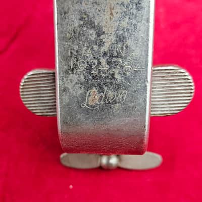 Ludwig Vintage Extension Cymbal Holder Hoop Clamp (No Arm) 1930s - Nickel image 2