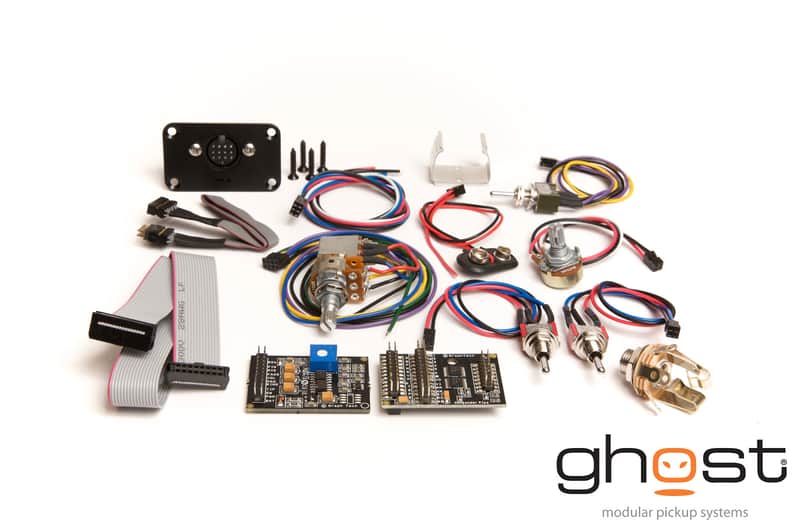 Graph Tech PK-0680-00 Ghost Acousti-Phonic & Hexpander Preamp Kit for Guitar - Complete image 1