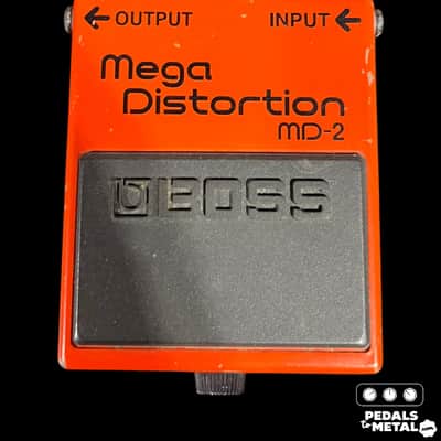Boss MD-2 Mega Distortion (Silver Label) 2001 - Present - Red X9701 image 1
