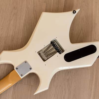 1986 BC Rich Warlock Vintage Electric Guitar White w/ Floyd Rose