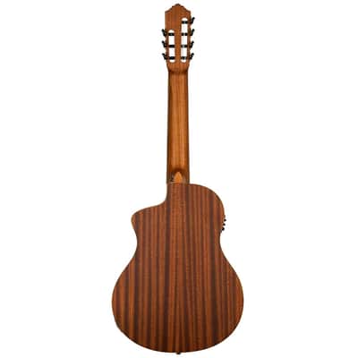 Ortega RCE133-7 Family Series Pro Solid Spruce Top Nato Neck Nylon 7-String Classical Acoustic-Electric Guitar w/Gig Bag image 6