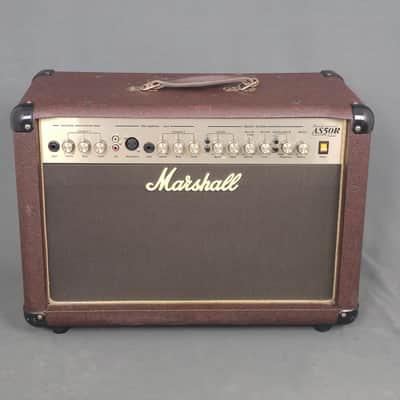 Marshall Acoustic Soloist AS50R 2-Channel 50-Watt 2x8" Acoustic Guitar Combo 2000s - Brown image 1
