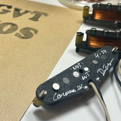 General Vintage Tone NOS pickup set for Stratocaster ®️ 1962 specs Vintage Heavy Formvar Corona Wire INC, New York 70s image 8