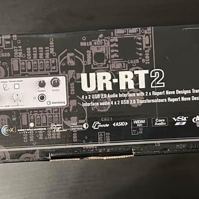 Steinberg UR-RT2 USB Audio Interface with Rupert Neve Transformers 2010s - Silver image 2