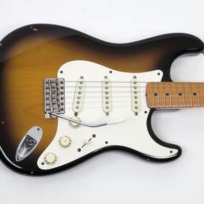 1982 /83 Fender Stratocaster 57 Reissue Fullerton Cesar Diaz Signed - Sunburst - USA AVRI image 5
