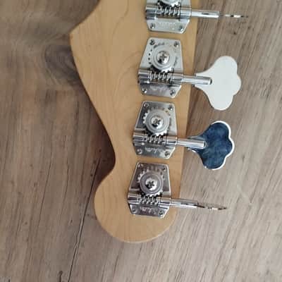 Fender Precision Bass body, BaCH neck customised by OX BIRD- White, Walbucker pickup, Wal2 preamp image 9