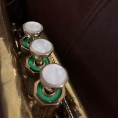 Buescher Custom Built Aristocrat (1955)(Model 264) Bb cornet SN 348477 (rare) image 17