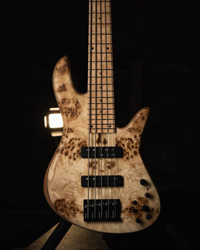Fodera Emperor 5 Standard Special Poplar Burl 2023 image 1