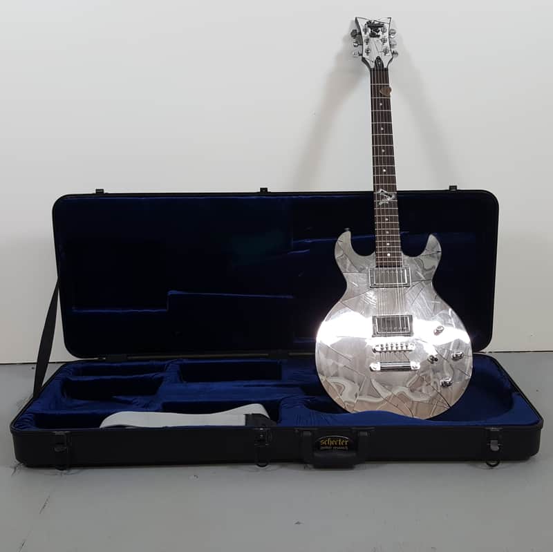 ✨STARBLANKET✨激レア廃盤品✨ Schecter ZV Mirror 2010 Cracked Mirror Zacky Vengeance Signature